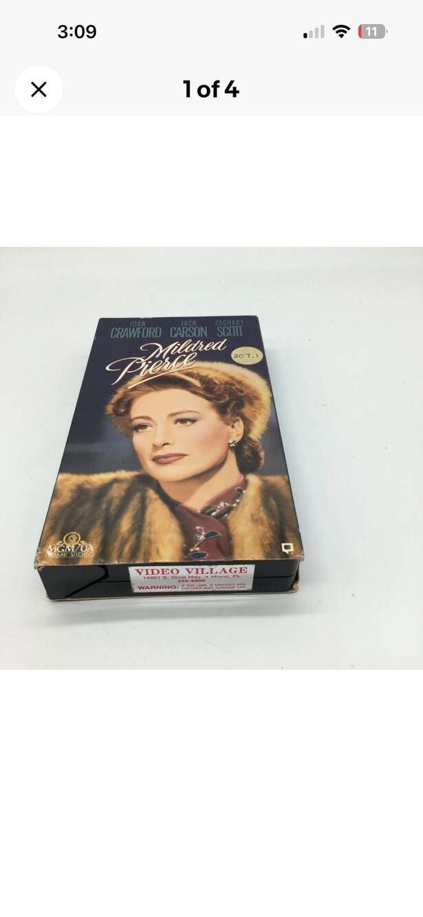 Mildred Pierce (1945) MGM/UA Home Video VHS Tape